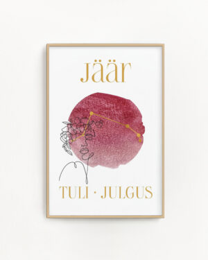 Tähtkujuposter Jäär