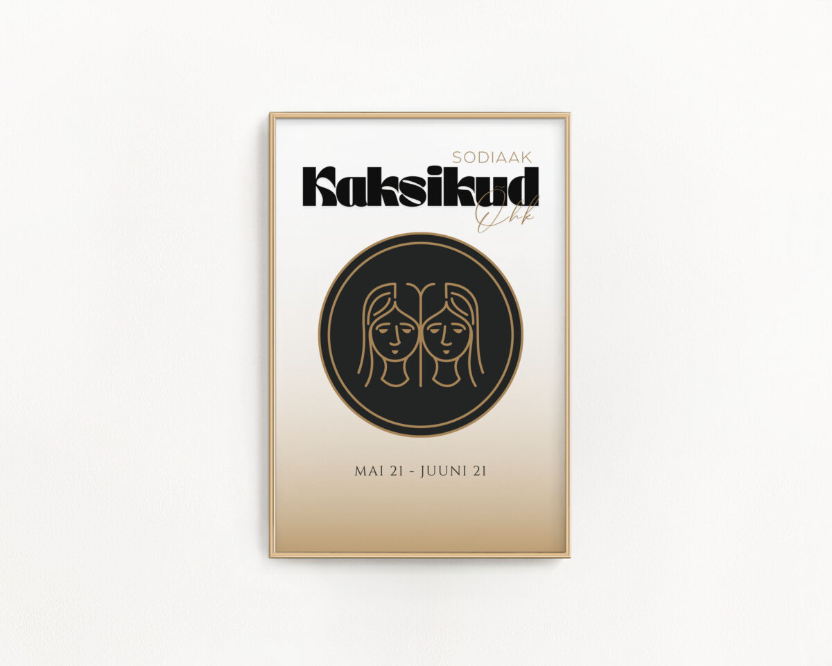 Tähtkujuposter Kaksikud