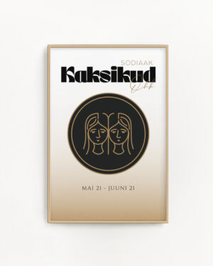 Tähtkujuposter Kaksikud