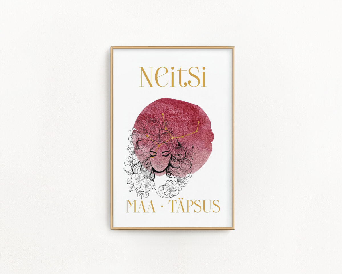 Tähtkujuposter Neitsi