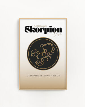 Tähtkujuposter Skorpion