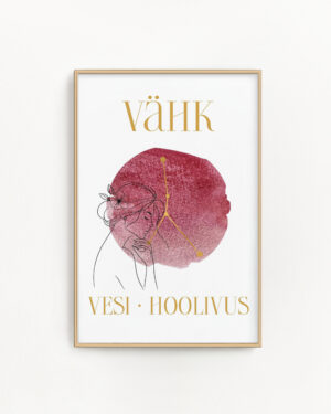 Tähtkujuposter Vähk