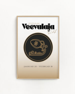 Tähtkujuposter Veevalaja