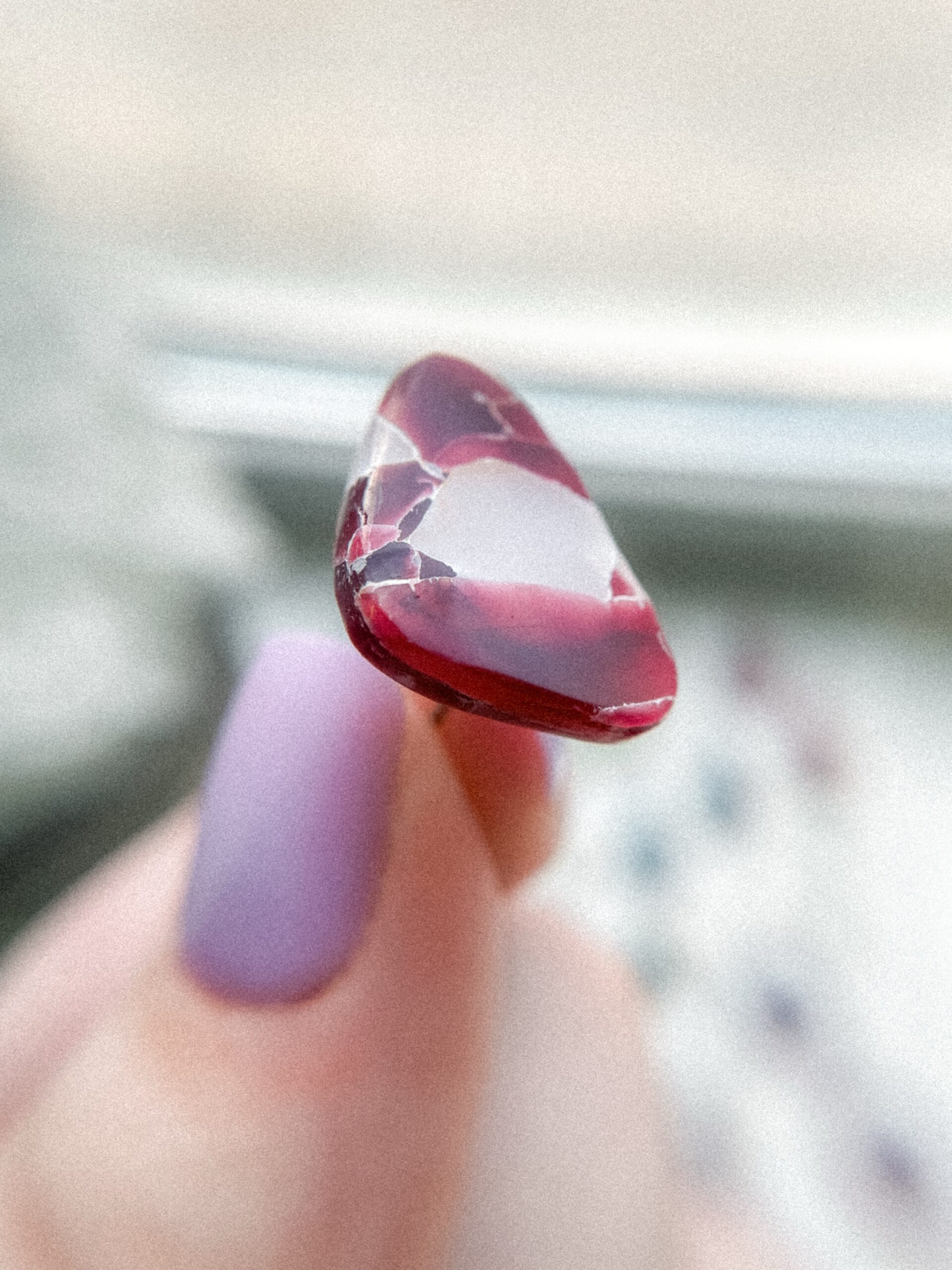 Kõrvarõngad Punane Marmor 45 - Image 2