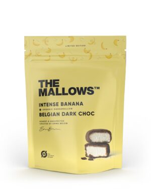THE MALLOWS INTENSE BANANA & DARK CHOC  - gurmeevahukomm 90g