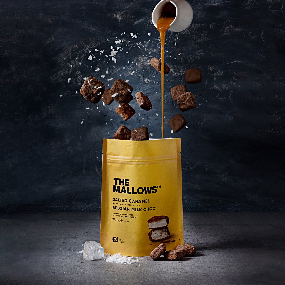 THE MALLOWS SALTED CARAMEL & MALDON SEASALT - gurmeevahukomm 90g