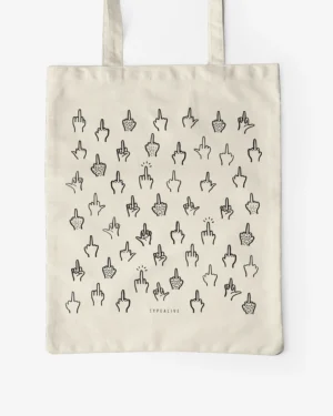 Minimalistlik puuvillane riidekott FYOU - loodussõbralik totebag