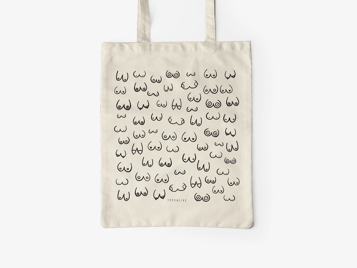 Minimalistlik puuvillane riidekott NATUREL - loodussõbralik totebag - Image 3