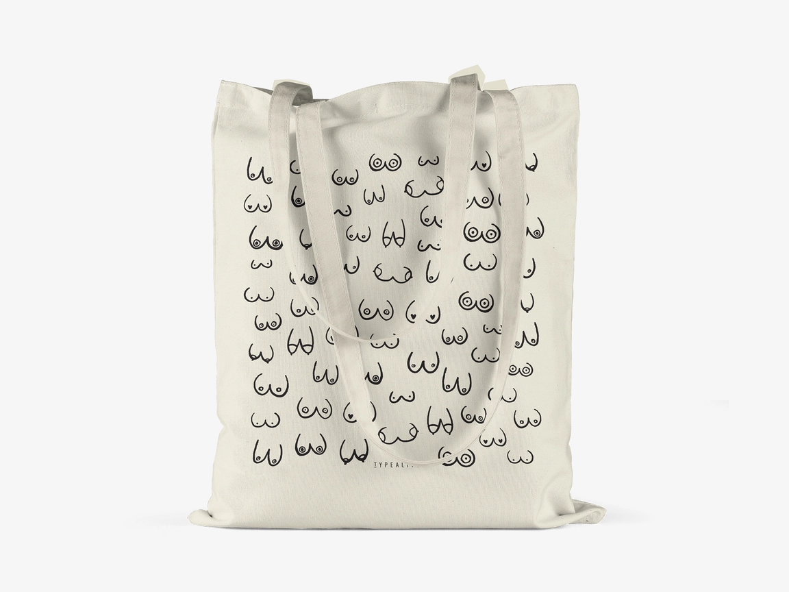 Minimalistlik puuvillane riidekott NATUREL - loodussõbralik totebag - Image 2