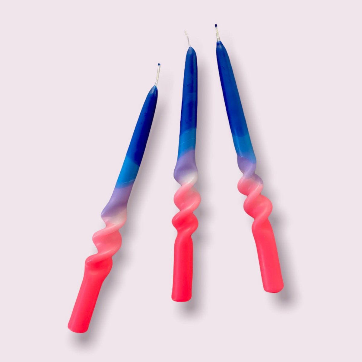 Küünlakomplekt Swirl 3tk, ocean - Image 2