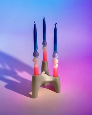 Küünlakomplekt Swirl 3tk, ocean