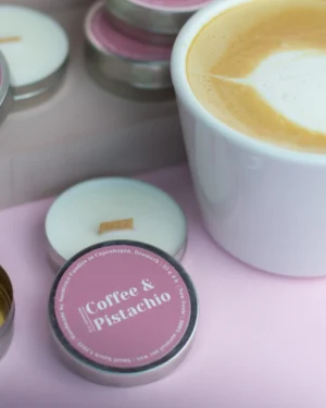 NORDTRICE Miniküünal sojavahast - Kohv & Pistaatsia