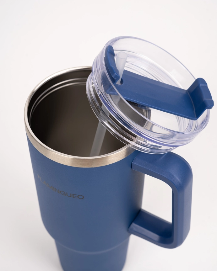 FLAMINGUEO termospudel kõrrega 1.18L, sinine - Image 2