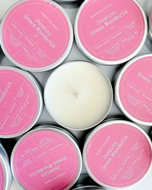 BON BABEF Küünal sojavahast - jasmiin & mandariin 60g