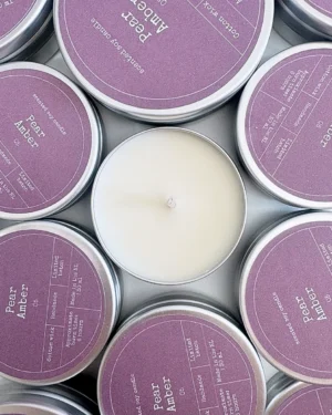 BON BABEF Küünal sojavahast - pirn & merevaik 60g